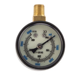 6000psi Dual Scale Pressure Gauge 1/8 Npt Connection Pressure Gauge Suitable For CO2 Aerated Bottle