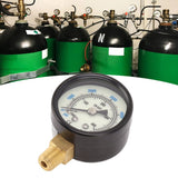 6000psi Dual Scale Pressure Gauge 1/8 Npt Connection Pressure Gauge Suitable For CO2 Aerated Bottle