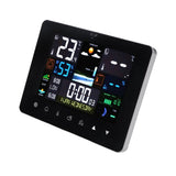 Colorful Touch Screen Digital Weather Forecast Station Wireless Indoor Outdoor Thermometer