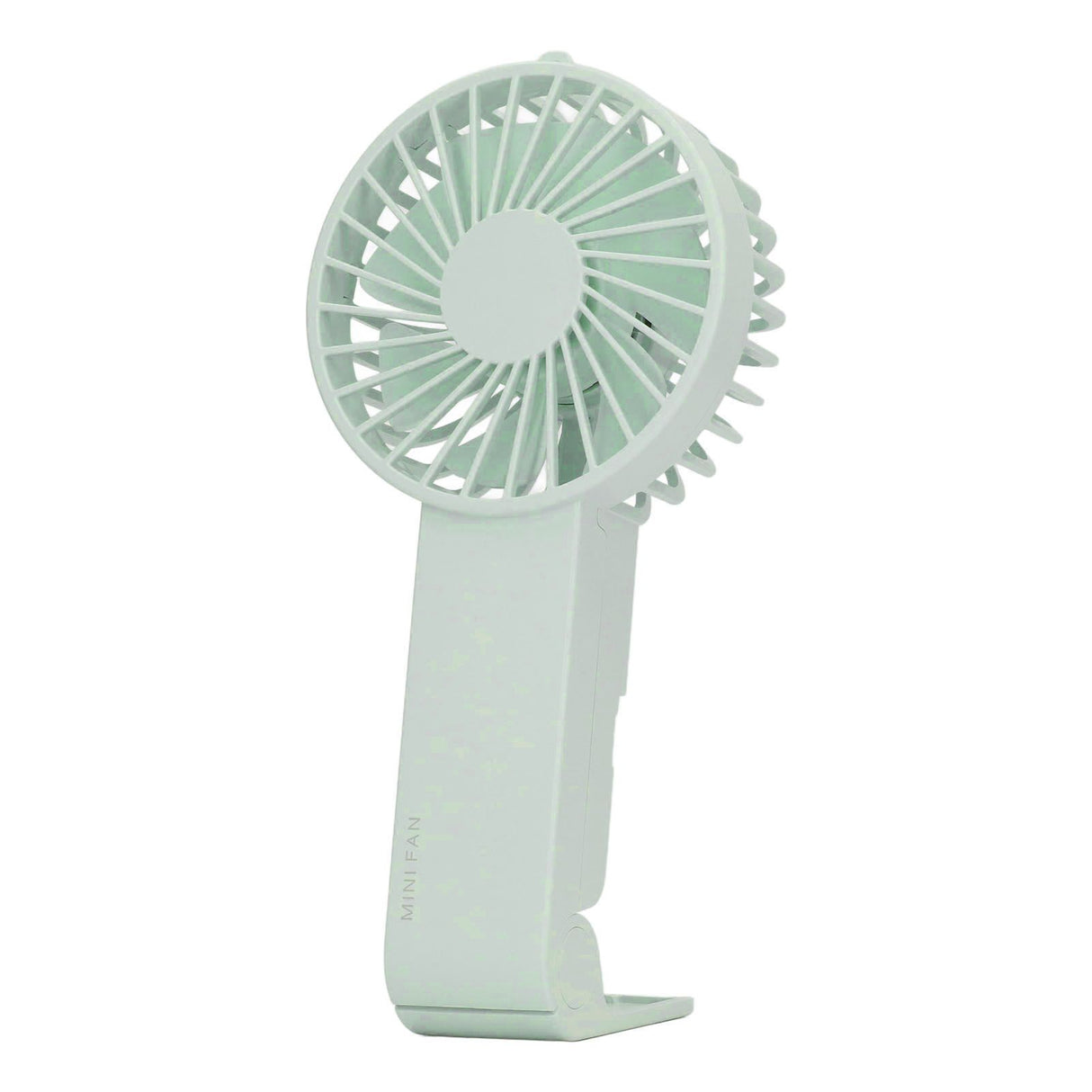Mini Handheld Fan Foldable Portable Fan USB Rechargeable Fan For Home Office Travel Green
