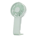 Mini Handheld Fan Foldable Portable Fan USB Rechargeable Fan For Home Office Travel Green - Front View