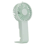 Mini Handheld Fan Foldable Portable Fan USB Rechargeable Fan For Home Office Travel Green