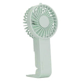 Mini Handheld Fan Foldable Portable Fan USB Rechargeable Fan For Home Office Travel Green - Side View