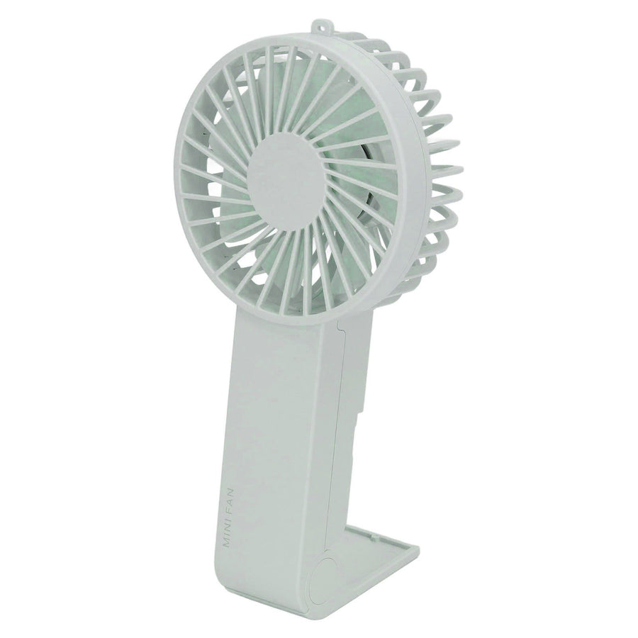 Mini Handheld Fan Foldable Portable Fan USB Rechargeable Fan For Home Office Travel Green