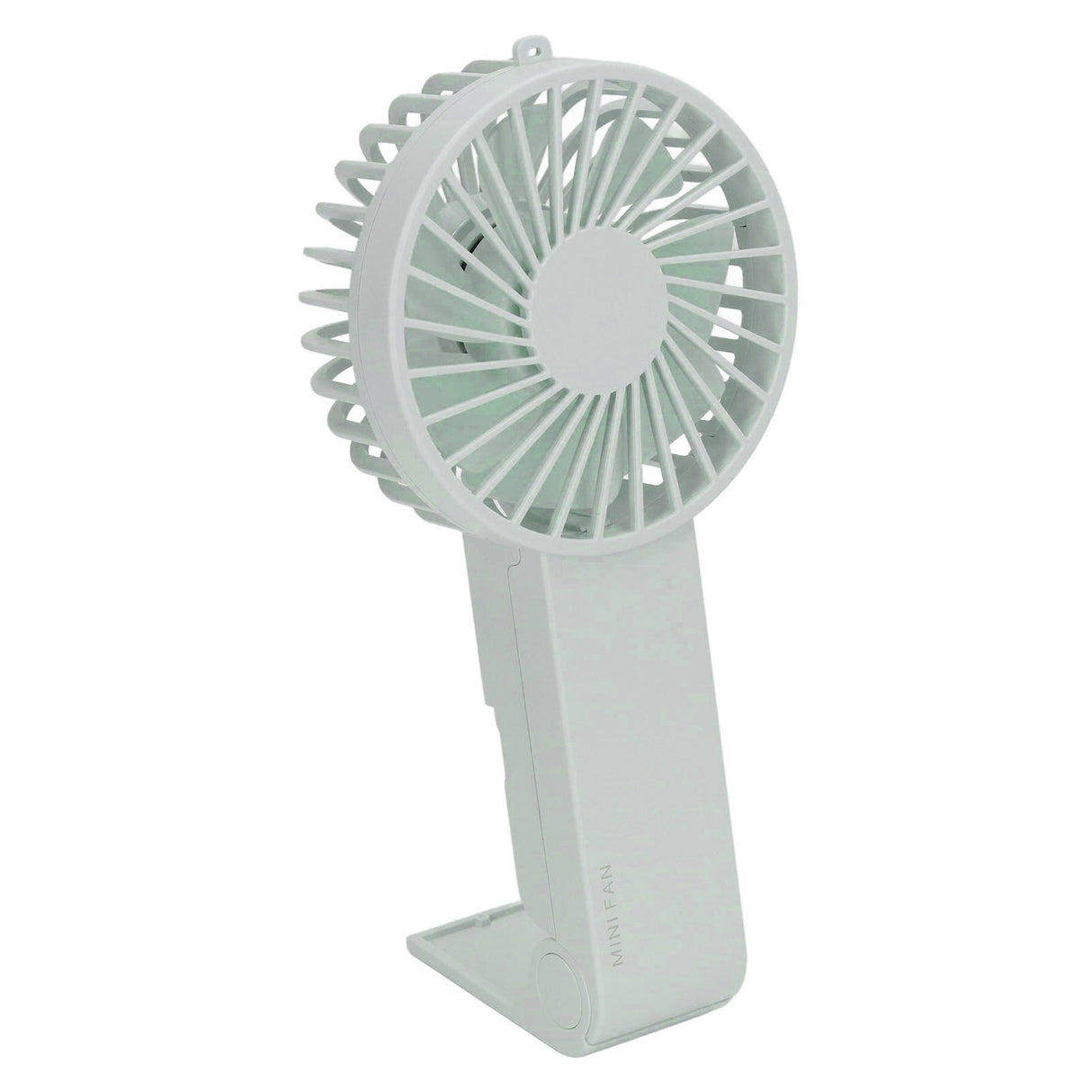 Mini Handheld Fan Foldable Portable Fan USB Rechargeable Fan For Home Office Travel Green