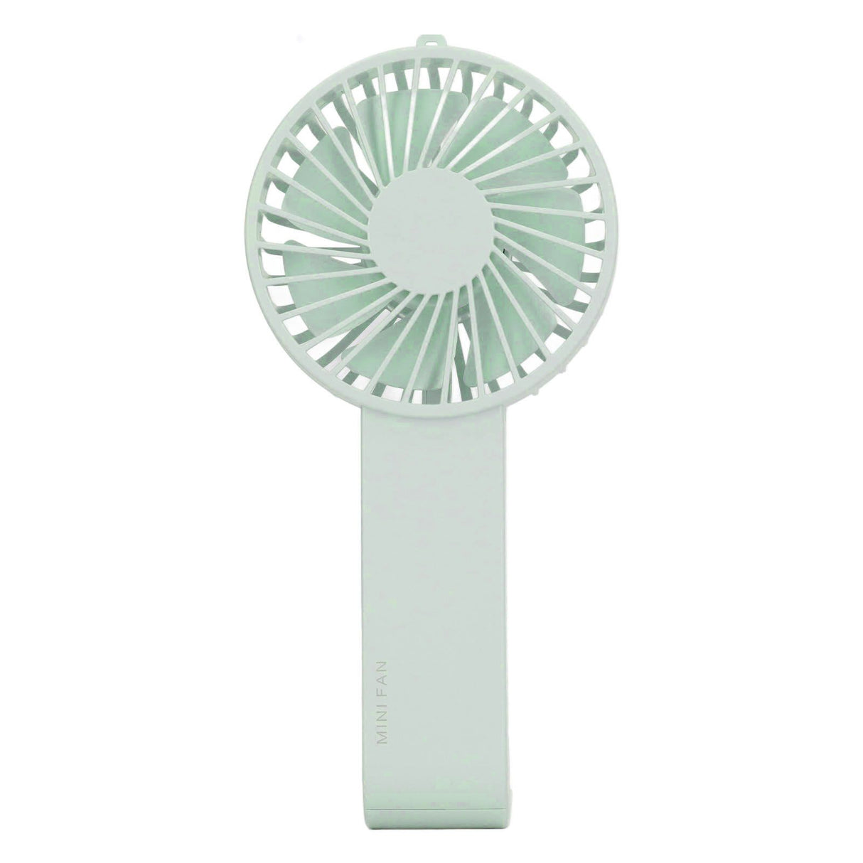 Mini Handheld Fan Foldable Portable Fan USB Rechargeable Fan For Home Office Travel Green