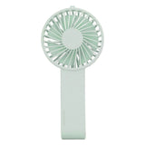 Mini Handheld Fan Foldable Portable Fan USB Rechargeable Fan For Home Office Travel Green