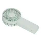Mini Handheld Fan Foldable Portable Fan USB Rechargeable Fan For Home Office Travel Green