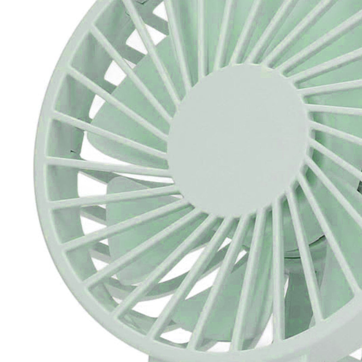 Mini Handheld Fan Foldable Portable Fan USB Rechargeable Fan For Home Office Travel Green