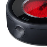 Silent Electric Tea Stove Small Ceramic Hot Plate for Boiling Water Making Coffee Knob Adjustment CN Plug - Low Angle