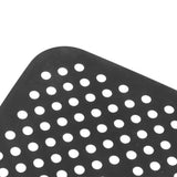 Reusable Air Fryer Mats Stick Proof Dishwasher Safe Oil Resistant Silicone Air Fryer Liner for Oven Red Black 4pcs 21cm/8.3in