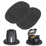 Appliance Heat Resistant Mat Cuttable Washable Countertop Protector Pad with Slider Function for Air Fryer 2pcs
