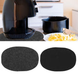 Appliance Heat Resistant Mat Cuttable Washable Countertop Protector Pad with Slider Function for Air Fryer 2pcs