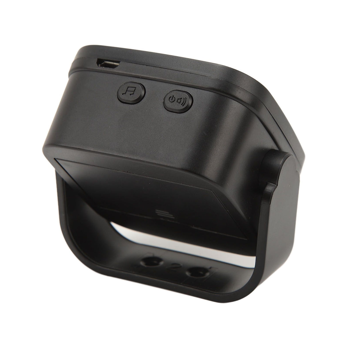 Entrance Welcome Doorbell Infrared Motion Sensor Alarm Detector Audio Player for Shop Store Black