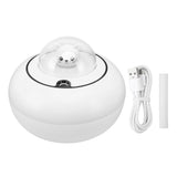 Mini Humidifier Cute Cat Sculpture Portable Quiet Desktop Air Humidifier for Home Office USB Plug in White