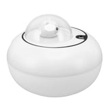 Mini Humidifier Cute Cat Sculpture Portable Quiet Desktop Air Humidifier for Home Office USB Plug in White - Close-Up Angle