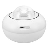 Mini Humidifier Cute Cat Sculpture Portable Quiet Desktop Air Humidifier for Home Office USB Plug in White