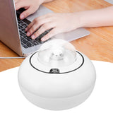 Mini Humidifier Cute Cat Sculpture Portable Quiet Desktop Air Humidifier for Home Office USB Plug in White - Extra Image