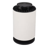 Home Air Purifier Desktop Air Cleaner Small Table Lamp with Filter for Bedroom Office Elegant White