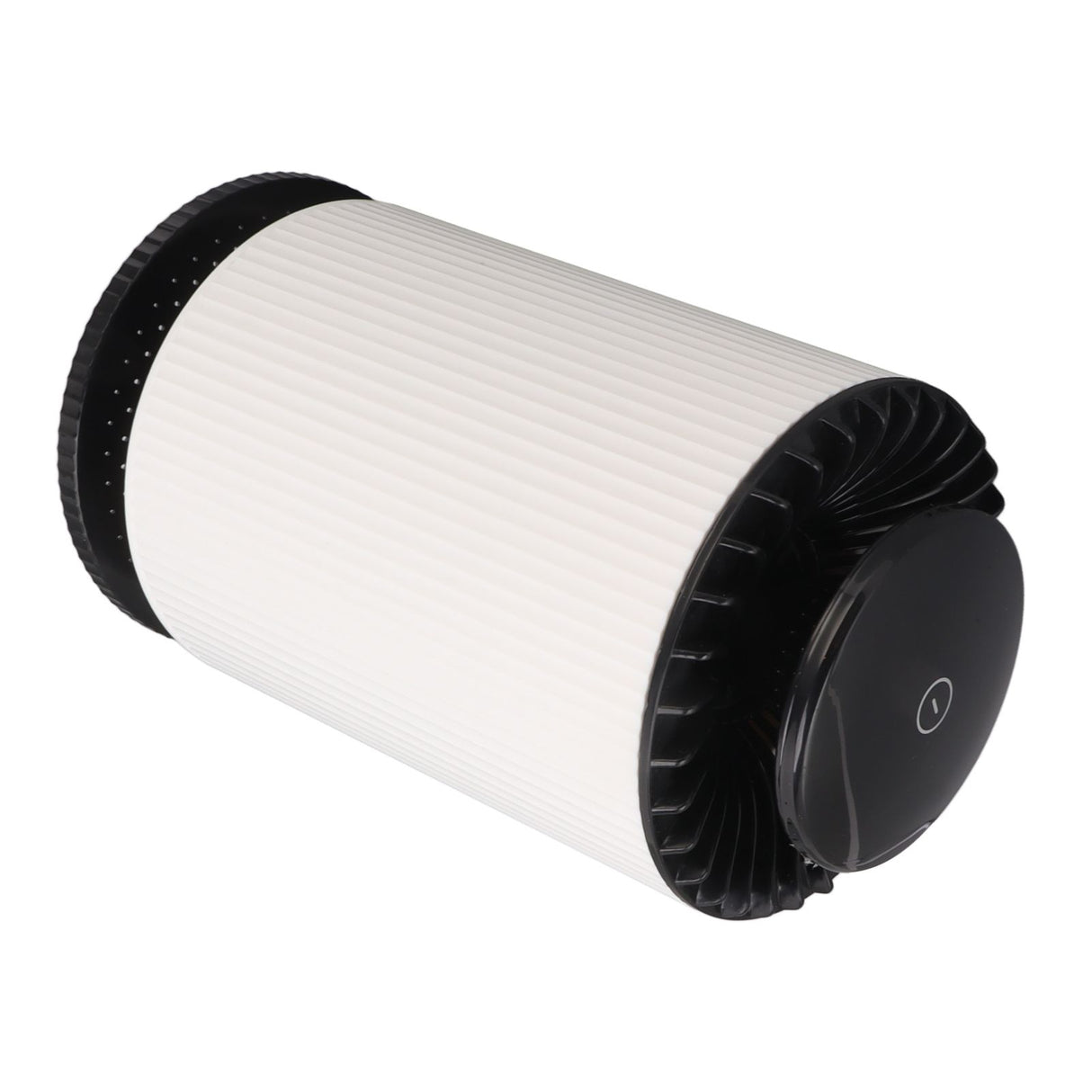 Home Air Purifier Desktop Air Cleaner Small Table Lamp with Filter for Bedroom Office Elegant White