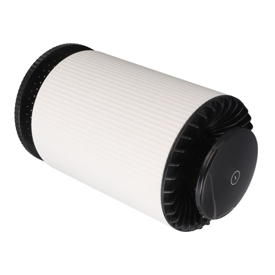 Home Air Purifier Desktop Air Cleaner Small Table Lamp with Filter for Bedroom Office Elegant White