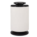 Home Air Purifier Desktop Air Cleaner Small Table Lamp with Filter for Bedroom Office Elegant White