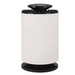 Home Air Purifier Desktop Air Cleaner Small Table Lamp with Filter for Bedroom Office Elegant White
