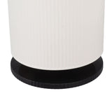 Home Air Purifier Desktop Air Cleaner Small Table Lamp with Filter for Bedroom Office Elegant White