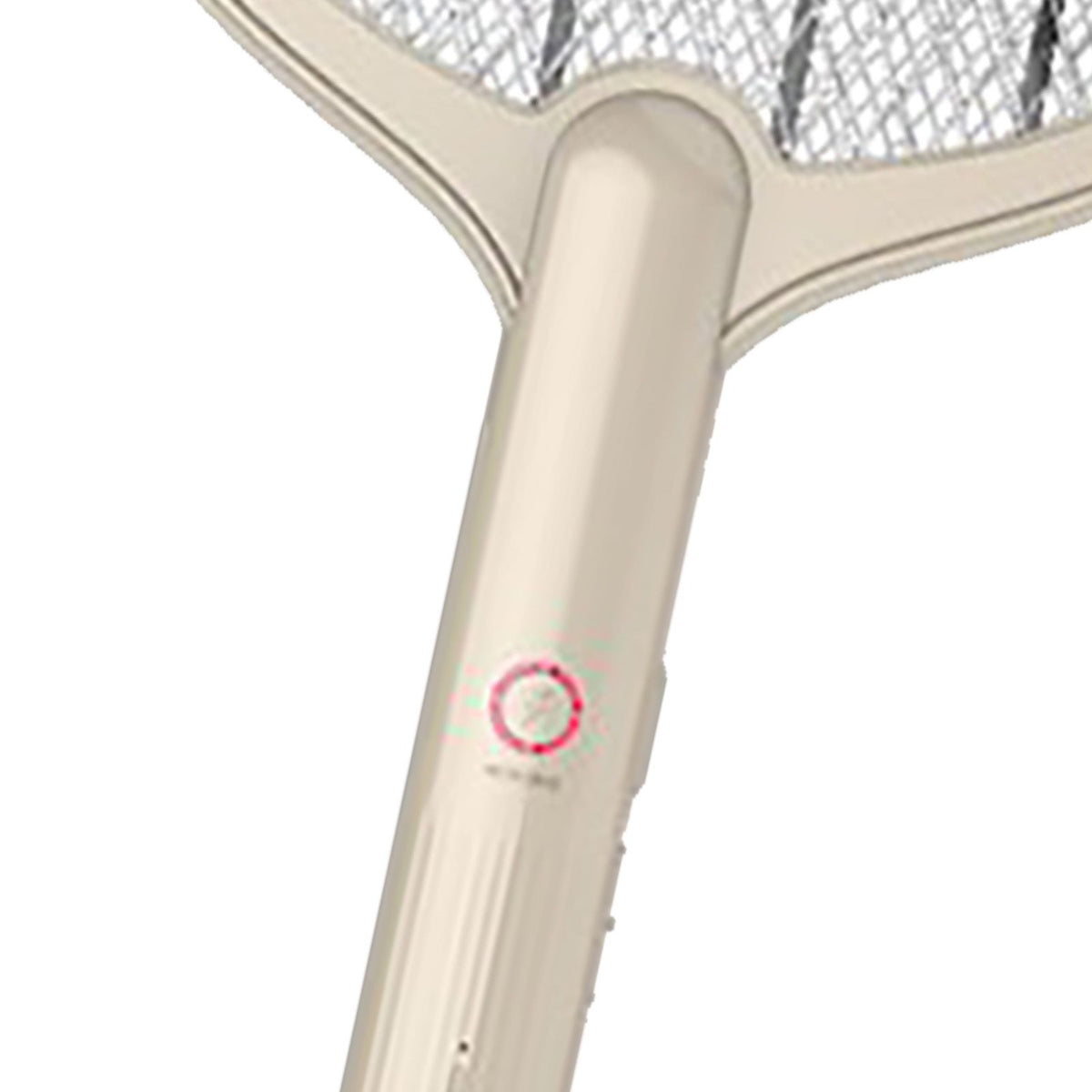 Electric Fly Swatter USB Charging 2 in 1 Fly Killer Racket with 3 Layer Mesh for Home Use White