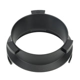 Coffee Powder Ring 51mm Aluminium Alloy Hands Free Dosing Funnel For Delonghi 9 Series 9335 9155 9355 9665 Black - Front View