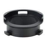 Coffee Powder Ring 51mm Aluminium Alloy Hands Free Dosing Funnel For Delonghi 9 Series 9335 9155 9355 9665 Black