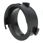 Coffee Powder Ring 51mm Aluminium Alloy Hands Free Dosing Funnel For Delonghi 9 Series 9335 9155 9355 9665 Black