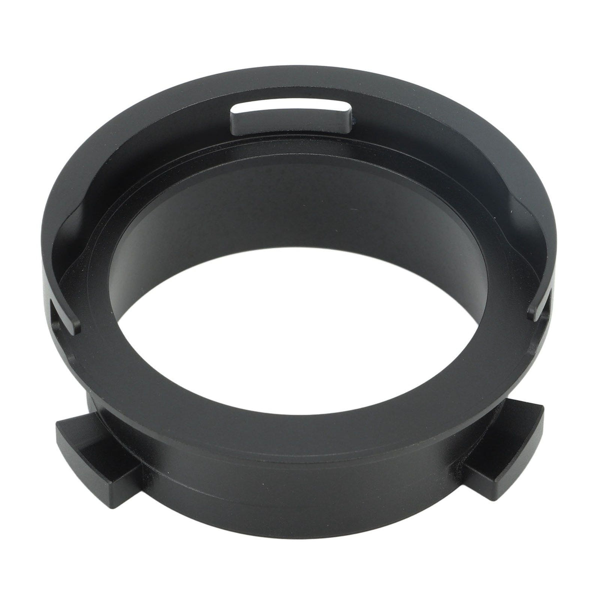 Coffee Powder Ring 51mm Aluminium Alloy Hands Free Dosing Funnel For Delonghi 9 Series 9335 9155 9355 9665 Black