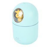 Humidifier Aroma Diffuser USB Power Supply 300ml Capacity Auto Shutdown Home Decoration for Room Office Blue Cow - Front View