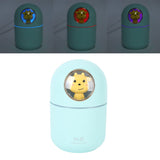 Humidifier Aroma Diffuser USB Power Supply 300ml Capacity Auto Shutdown Home Decoration for Room Office Blue Cow