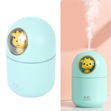 Humidifier Aroma Diffuser USB Power Supply 300ml Capacity Auto Shutdown Home Decoration for Room Office Blue Cow
