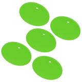 5PCS Silicone Trivet Mats Round Multipurpose Heat Resistant Non Slip Pads Pot Holders for Hot Pot Hot Dishes Green