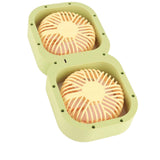 Double Head Desktop Fan 2 Speed Adjustment USB Cooling Fan with Battery For Office Bedroom Dorm Classroom Summer Gift Melon Green - Extra Image