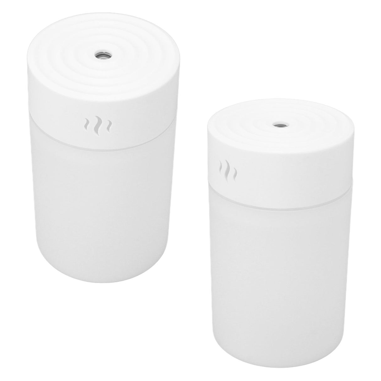 Mini Humidifier 260ml Colorful LED Light USB Charge Simple White Portable Desk Humidifier for Bedroom Office Car