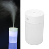 Mini Humidifier 260ml Colorful LED Light USB Charge Simple White Portable Desk Humidifier for Bedroom Office Car