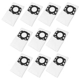 10pcs Vacuum Cleaner Dust Bags Non Woven FabricPortable Cleaner Dust Collection Bag for Karcher MV4 MV5 MV6 WD4 WD5 WD6