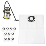 10pcs Vacuum Cleaner Dust Bags Non Woven FabricPortable Cleaner Dust Collection Bag for Karcher MV4 MV5 MV6 WD4 WD5 WD6