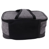 USB Heating Insulation Bag Portable Electric Heating Food Container Constant Temperature Heating Bag for Outdoor Light Gray