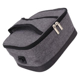 USB Heating Insulation Bag Portable Electric Heating Food Container Constant Temperature Heating Bag for Outdoor Light Gray