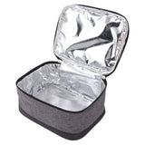 USB Heating Insulation Bag Portable Electric Heating Food Container Constant Temperature Heating Bag for Outdoor Light Gray