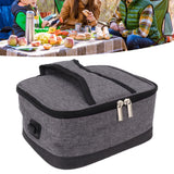 USB Heating Insulation Bag Portable Electric Heating Food Container Constant Temperature Heating Bag for Outdoor Light Gray - Extra Image