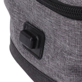 USB Heating Insulation Bag Portable Electric Heating Food Container Constant Temperature Heating Bag for Outdoor Light Gray - Extra Image