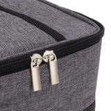 USB Heating Insulation Bag Portable Electric Heating Food Container Constant Temperature Heating Bag for Outdoor Light Gray