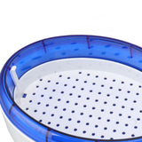 Jewelry Cleaner Machine ABS Quick Washing Portable Glasses Cleaner Machine for Ring Earing Glasses Cosmetic Brush