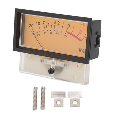 12V High Accuracy VU Meter Header DB Audio Level Header Power Amplifier Level Meter with Backlight 1000UA 50Ω